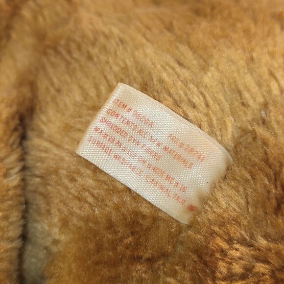 Vintage Animal Fair‎ Inc Plush Hippo Sitting Brown Stuffed Animal #9609A 10" - Picture 9 of 10